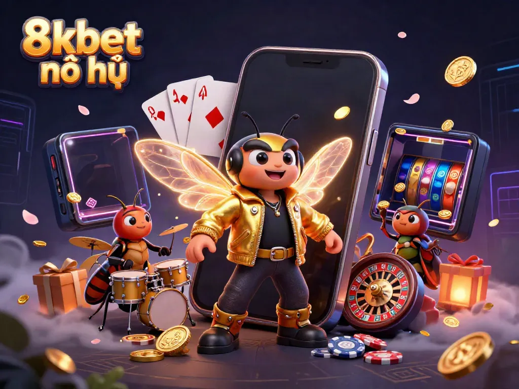 Experience the thrill of 8xbet nổ hũ with vibrant slot games and exciting characters in action.