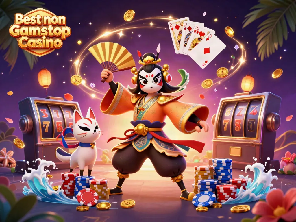 Enjoy the thrilling action at the Best non Gamstop Casino with vibrant 3D characters and dynamic game elements.