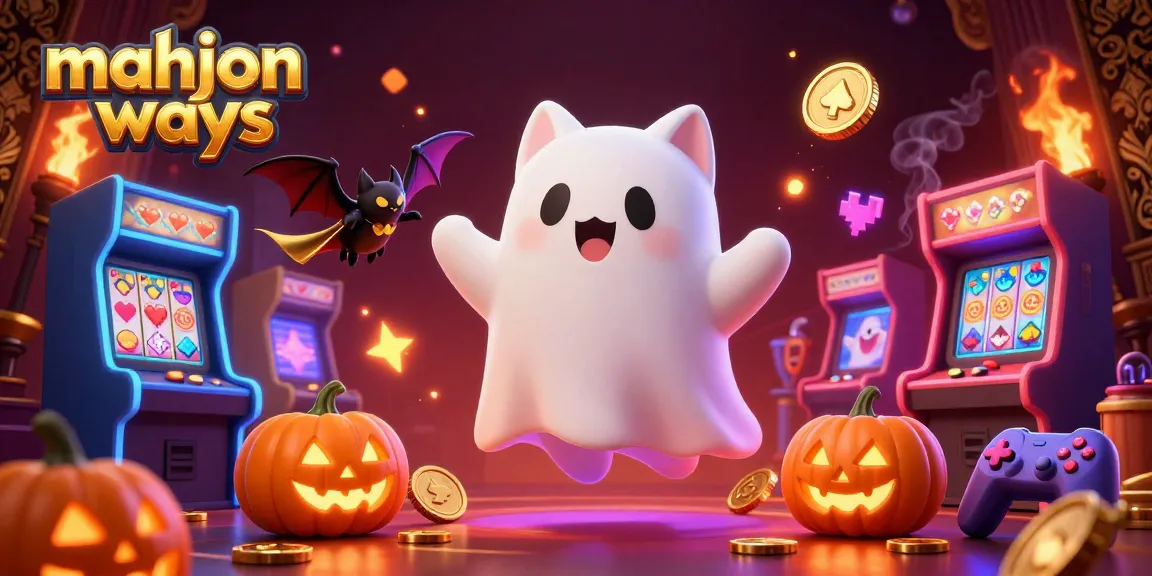 Experience thrilling gameplay with Mahjong Ways featuring a ghost cat and gaming elements in a vibrant casino.